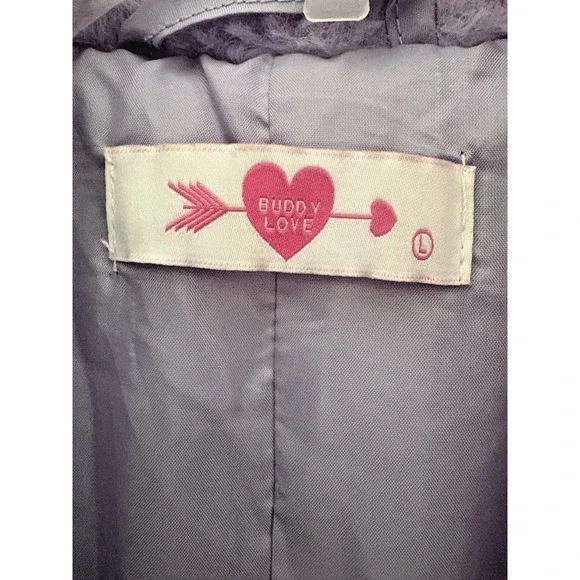 Buddy Love Purple Faux Fur Coat - Picture 2 of 5